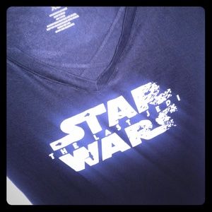 Star Wars "the last jedi" black graphic tee